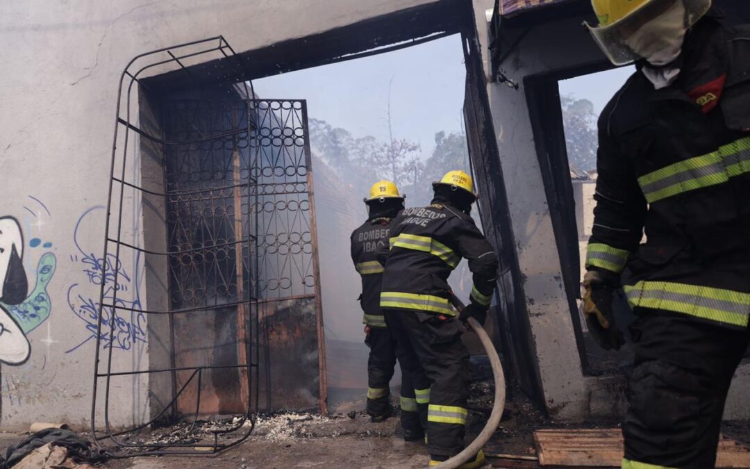 Bomberos de Ibagué superan las 1.000 emergencias en cuatro meses