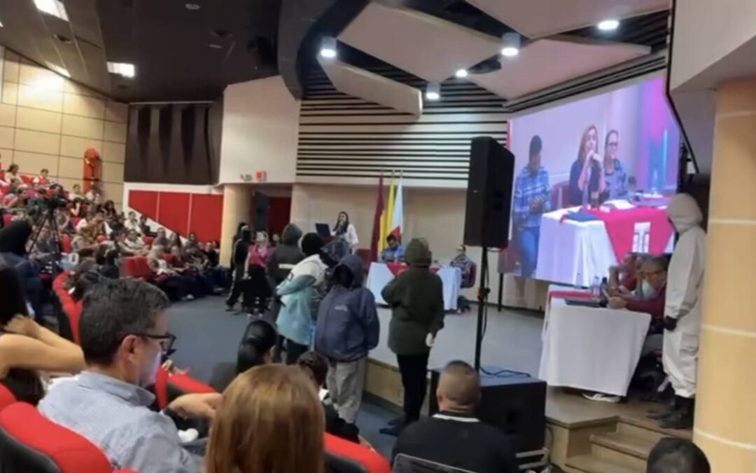 Encapuchados interrumpen sesión del Consejo Superior Ampliado en la Universidad del Tolima