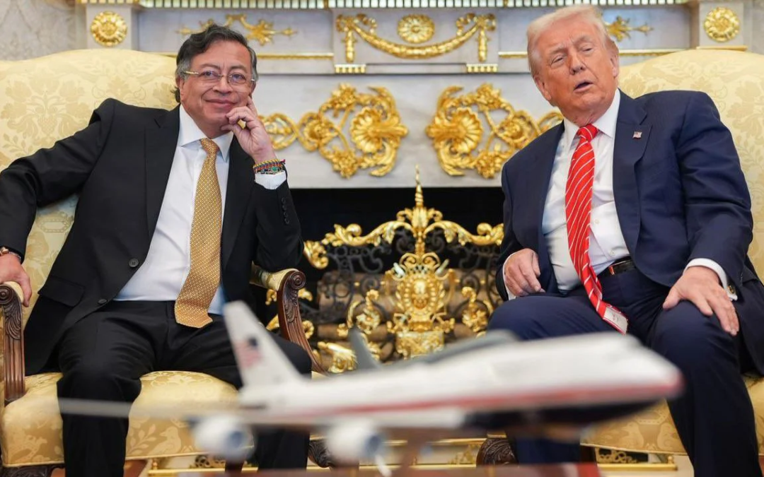 Tras meses de choques, Petro y Trump se encuentran en la Casa Blanca