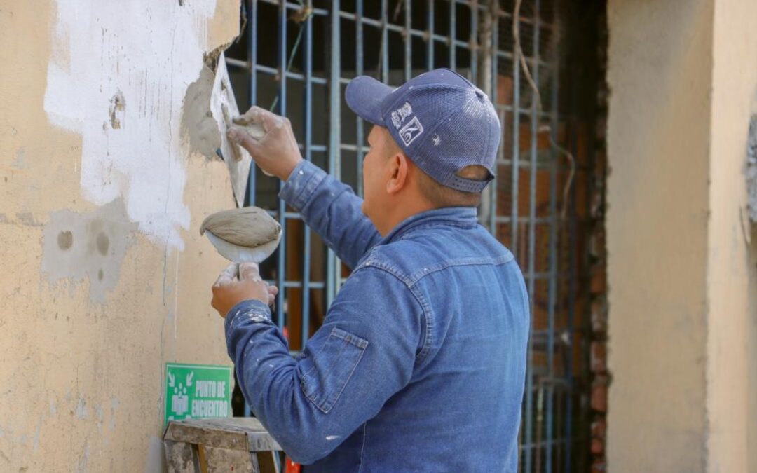 Alcaldía de Ibagué adelanta obras de mantenimiento y embellecimiento en espacios públicos