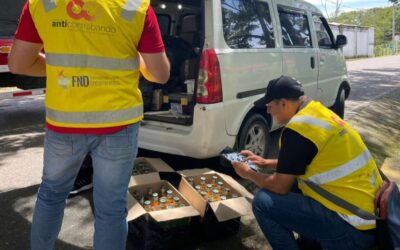 Incautan más de 2.400 unidades de licor y cerveza de contrabando en vías del Tolima