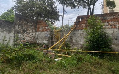 Derribarán muro perimetral de la Institución Educativa Sagrada Familia en Ibagué