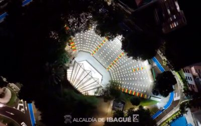 Primeras imágenes muestran el estado renovado de la Concha Acústica de Ibagué