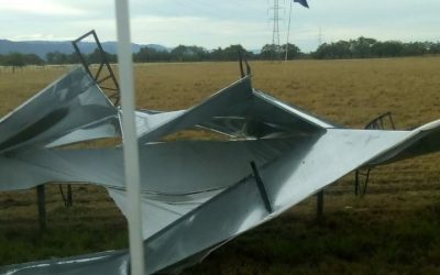 Vendaval en zona rural de Ataco dejó más de 80 personas afectadas